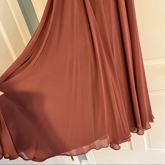 Jenny Yoo Cinnamon Rose bridesmaid dress gown - Picture 5 of 9